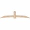 Ekena Millwork Bellingham Smooth Timber Gable Bracket, Douglas Fir, 72"W x 24"H x 1 1/2"D x 5 1/2"F, 8/12 Pitch GBW072X24X0206BEL00SDF - alternate 2